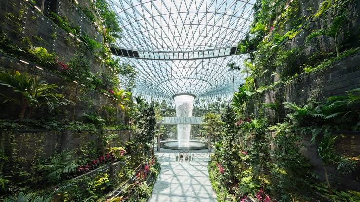 Jewel Changi Rain Vortex
